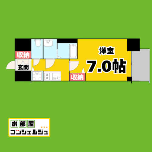 プレサンス鶴舞公園セラヴィの間取り