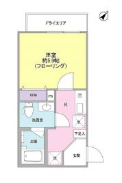 サンレイ市ヶ谷の間取り|サンレイ市ヶ谷