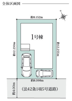 グラファーレ船橋市松が丘５丁目５３期の区画図