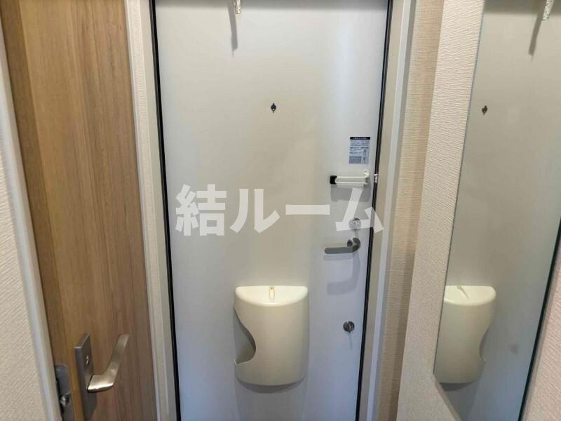 練馬区中村２丁目のアパートの玄関