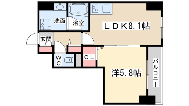 【間取り】 | プログレスコート梅田北