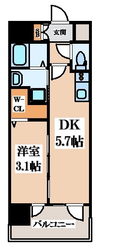 【間取り】 | エステムコート大阪プリューム