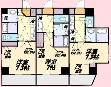 SKコートⅥの間取り