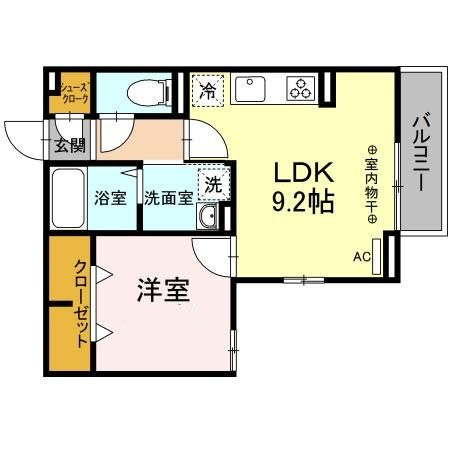 クレセント琴平の間取り|間取りです。