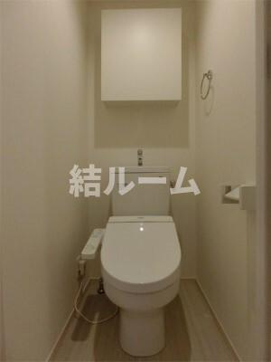 所沢市旭町の賃貸マンションのトイレ