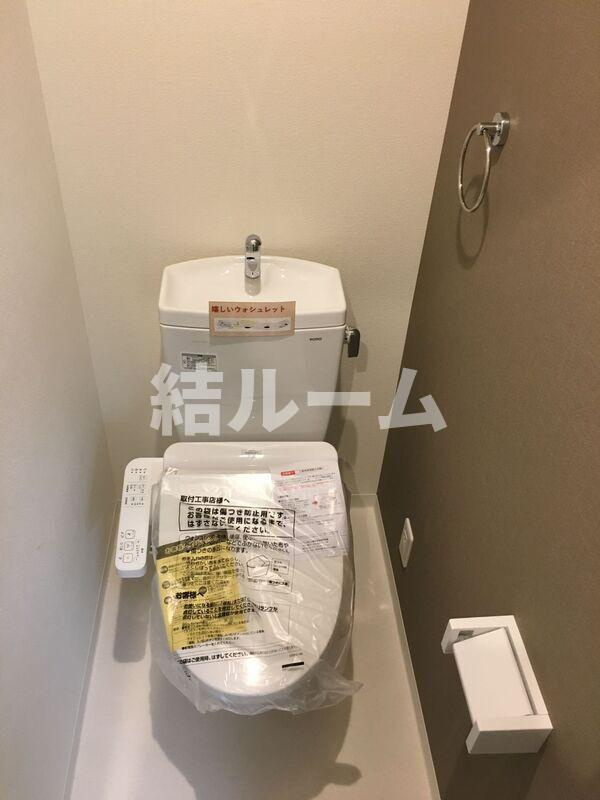 富士見市大字水子のアパートのトイレ