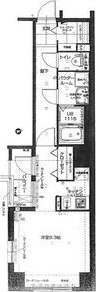 エイペックス名古屋鶴舞公園前の間取り