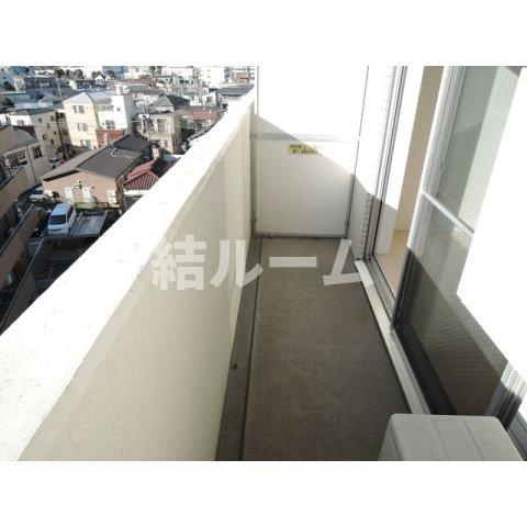 板橋区宮本町の賃貸マンションのバルコニー