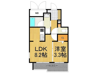 ＰＩＮＯ甲東園の間取り