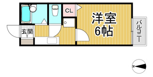 ラッキータウン2番館の間取り