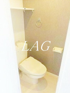 【トイレ】 | アンソレイユ中延 | トイレです。