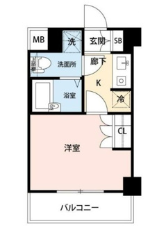【間取り】 | ＲＡＧＩＯＳ品川 | 間取りです。