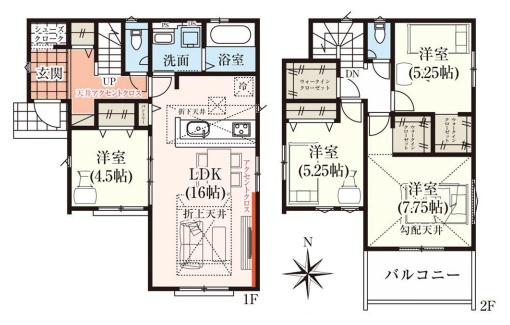 川西市大和東　第3期　新築一戸建ての間取り|1号地