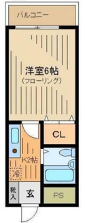 【間取り】 | コーポアゼリア | 間取りです。