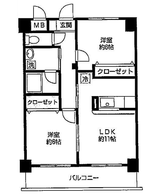 クレーテⅢ篠崎の間取り|間取りです。