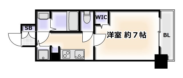 【間取り】 | HRフロントリーガル難波WEST
