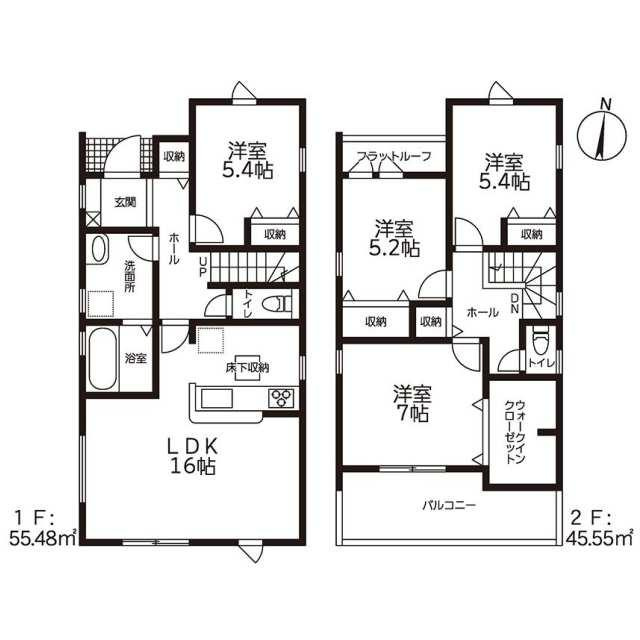 仲介手数料無料）愛西市須依町　３号棟の間取り