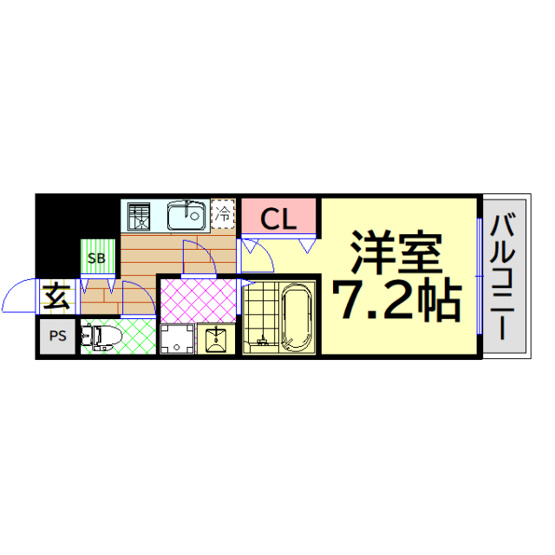 【間取り】 | エスリード難波SOUTH