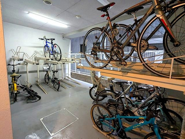 ベルヴィアージ蔵前の設備|屋内自転車置場