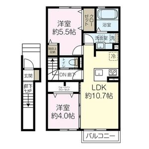 【間取り】 | コスモパレスⅣ