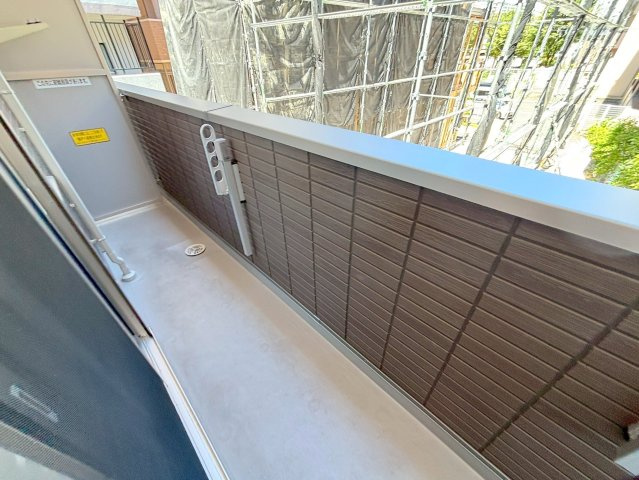 D-ROOM上新庄のバルコニー