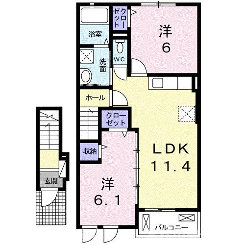 【間取り】 | グランデ　カーサＨ