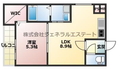 Ciel咲くらの間取り