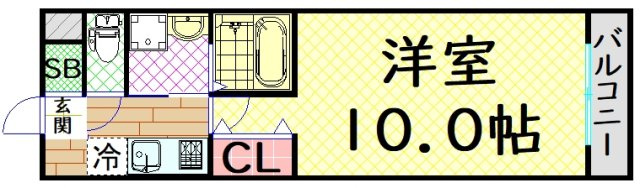 【間取り】 | シナジーコート大正泉尾