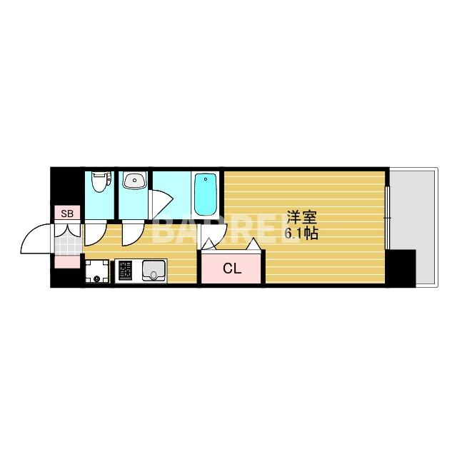 プレサンス神崎川ファインブレスの間取り