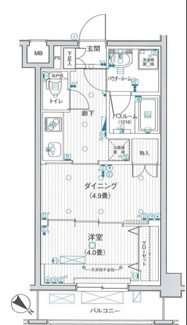 【間取り】 | 日神デュオステージ押上