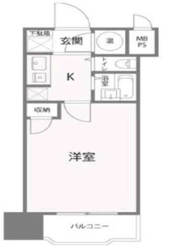 サンライフ西横浜の間取り|間取りです。