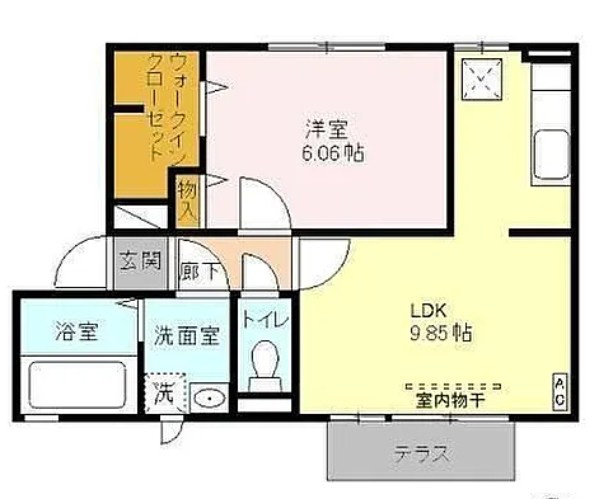 ピュアティⅡの間取り