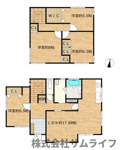 【間取り】 | 土師25-13中古戸建