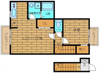 【間取り】 | ロシュブランⅡ | 間取りです。