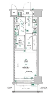 【間取り】 | レアライズ清澄白河 | 間取りです。