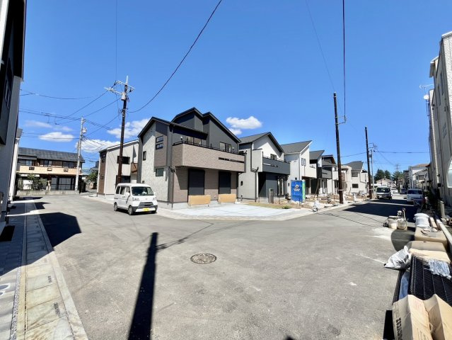 【仲介手数料無料】三芳町北永井３期―新築分譲住宅―全18棟販売　９棟の前面道路含む現地写真