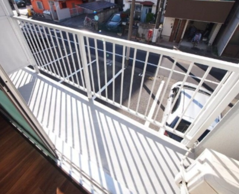 大田区北糀谷２丁目の賃貸マンションのバルコニー