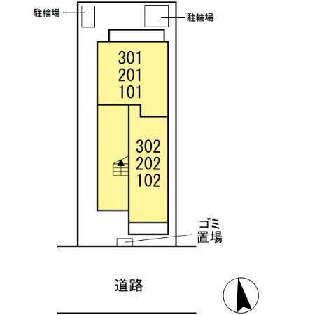 アエルビーレの区画図