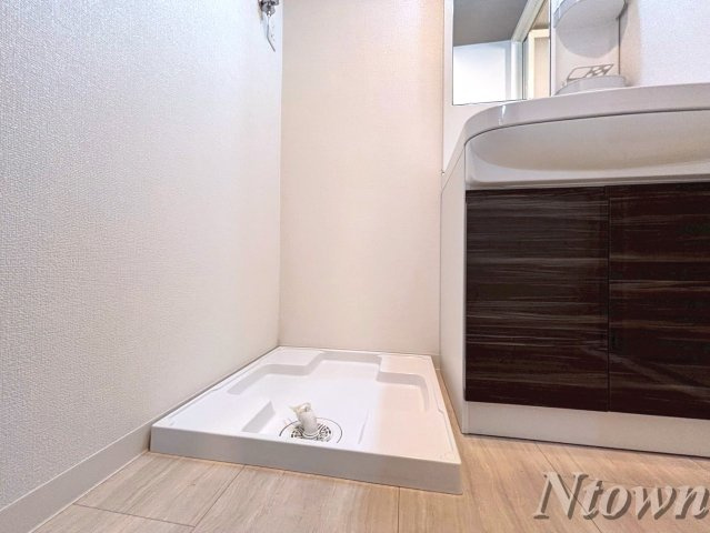【設備】 | S-RESIDENCE茶屋ヶ坂 | 洗濯機置き場です