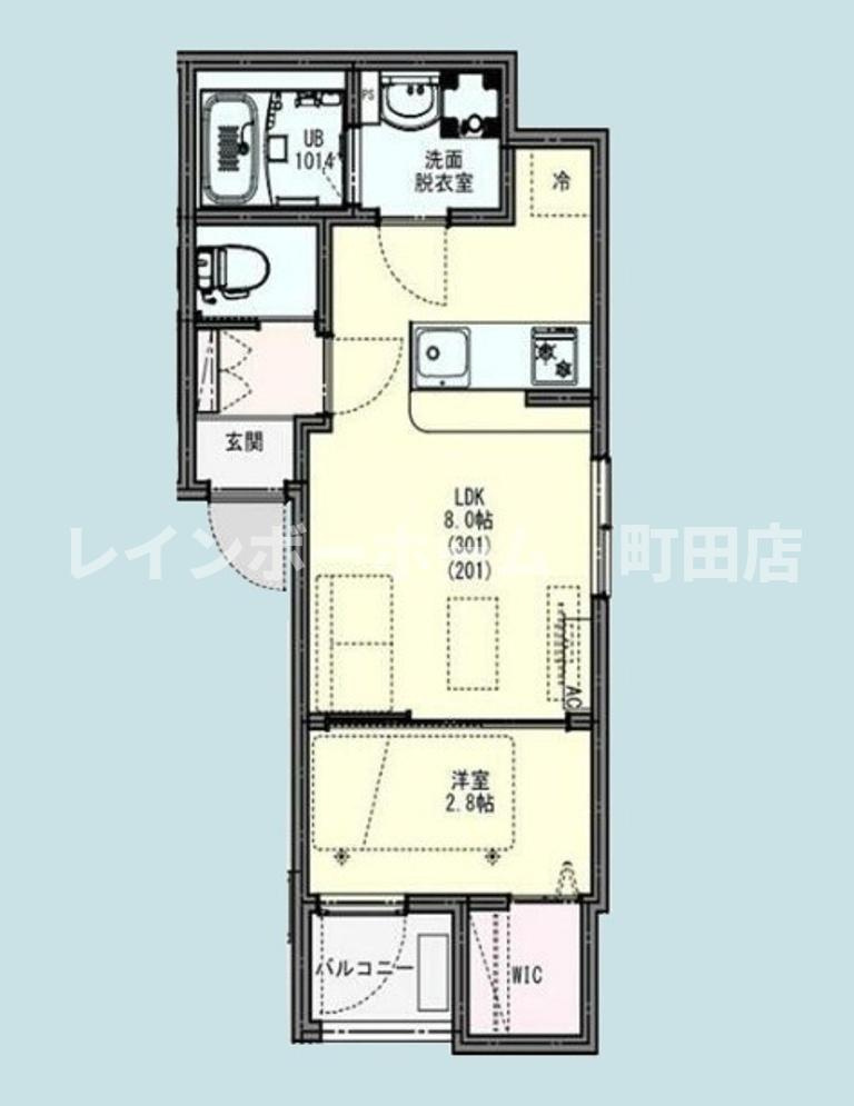 KLEIS古淵2※初期費用分割後払いサービス利用可能物件の間取り
