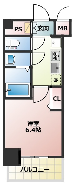 ディアレイシャス名古屋浄心Ⅱの間取り