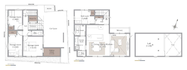 【土地図】 | 練馬区石神井台５丁目　建築条件付売地　２区画 | 1LDK+3S・建物99.42ｍ2・建物参考価格1980万