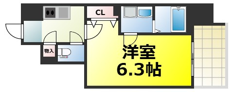 【間取り】 | エスリード大阪ドームシティ 仲介手数料無料