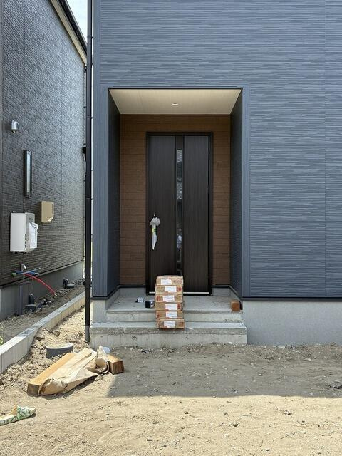 仲介手数料無料）愛西市佐屋町宅地　２号棟の玄関|シンプルで使いやすい玄関です