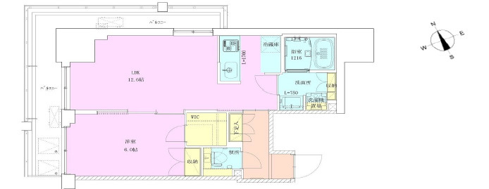 門前仲町レジデンス九番館の間取り