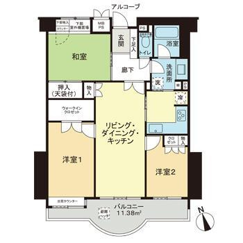 【間取り】 | 桜丘フラット