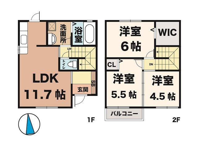 クレサンの間取り