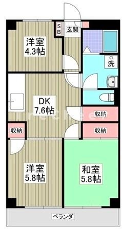 インペリアル本丸の間取り