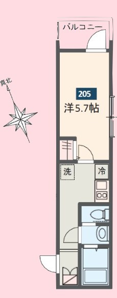 MELDIA宮原の間取り
