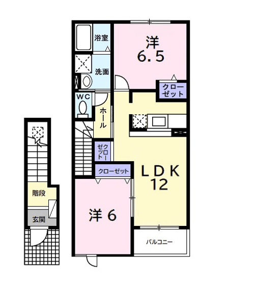【間取り】 | ハイツ　クレイン